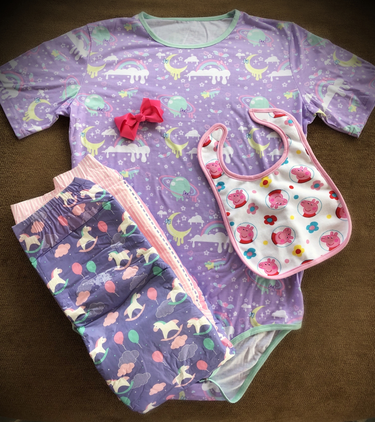 ABDL onsie ABDL onsie, adult, baby, diaper, lover, infantilism, adult diaper, adult onsie, role play, chicago dominatrix